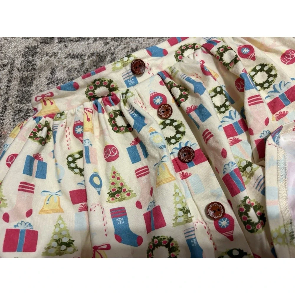 Sweet Honey Girls Christmas Skirt Size 10Y
